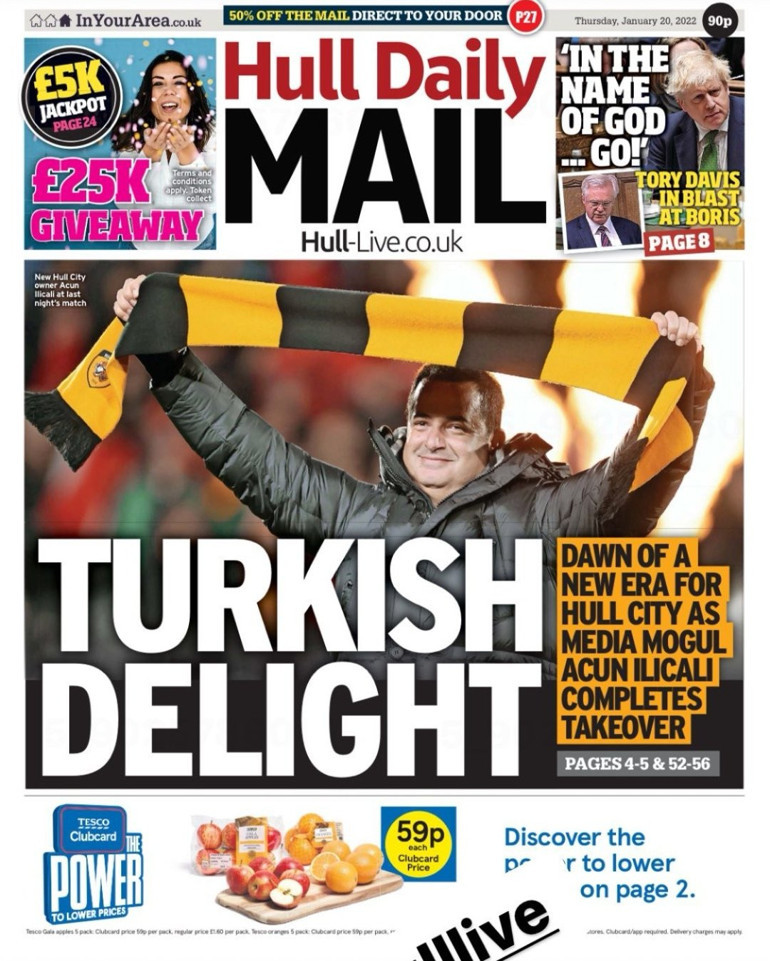 Son Dakika: Acun Ilıcalının takımı Hull Citynin yeni sezon transfer planı Fenerbahçe, Galatasaray ve Hatayspordan üç isim...