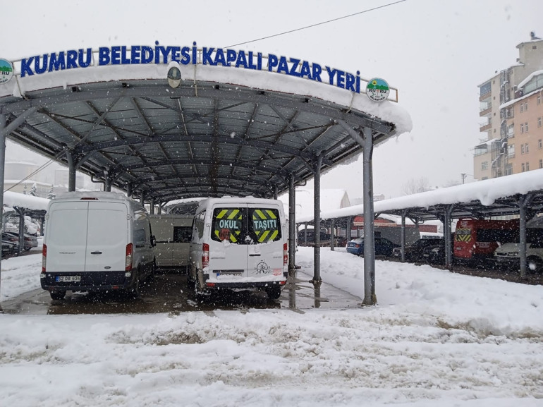 Ordu’da kar kalınlığı insan boyunu geçti Sosyal medyada ilgi gören fotoğraf...