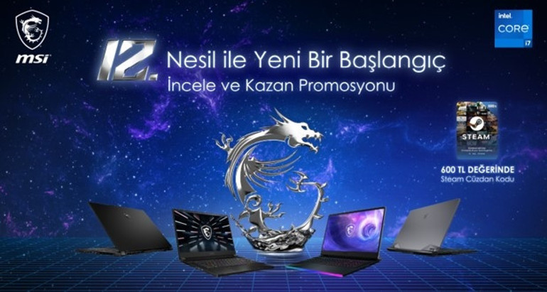 MSIın yeni nesil dizüstü bilgisayarları satışa sunuldu