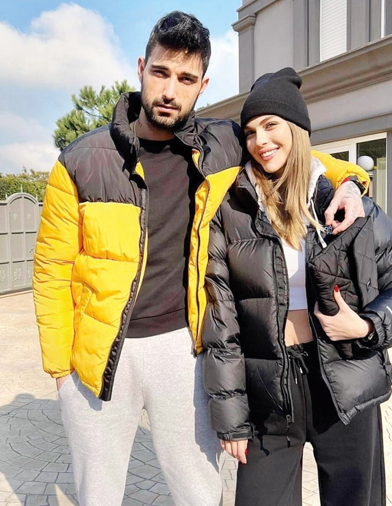 Oğulcan Engin ve Miray Danerden aşk pozu
