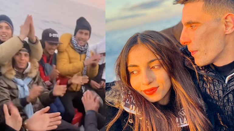 İnfial yaratan görüntüler Göçmen teknesine binip İtalyaya geçtiler