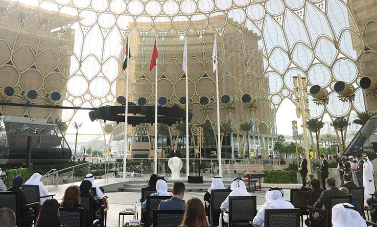 Son dakika... Cumhurbaşkanı Erdoğan, Dubai EXPOyu ziyaret etti: Yeni bir geleceği kurmakta çağrı olarak değerlendiriyorum