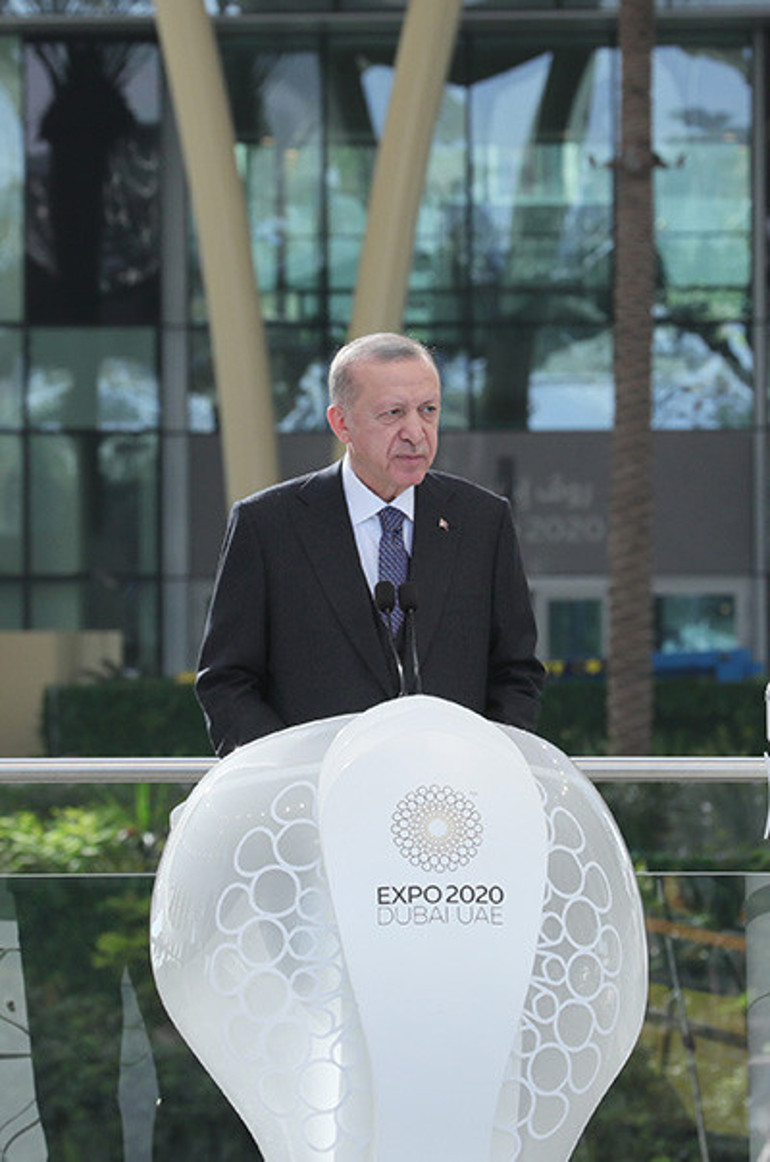 Son dakika... Cumhurbaşkanı Erdoğan, Dubai EXPOyu ziyaret etti: Yeni bir geleceği kurmakta çağrı olarak değerlendiriyorum