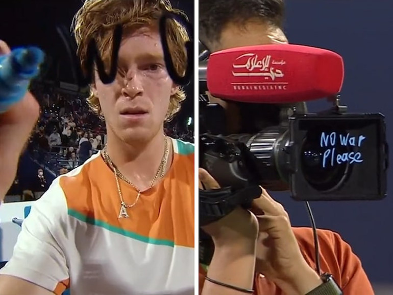 Son Dakika: Andrey Rublevden Rusya-Ukrayna savaşına tepki Spor dünyasında neler oluyor İşte savaş sonrası yaşananlar...