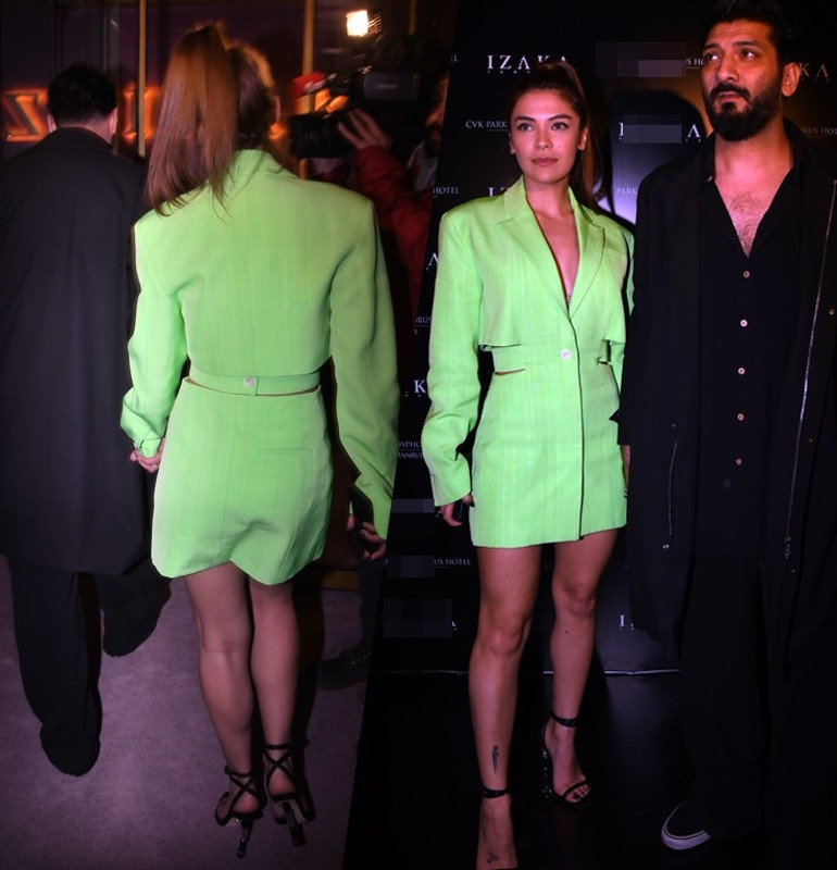 Çağrı Telkıvıran ve oyuncu Biran Damla Yılmaz’la el ele