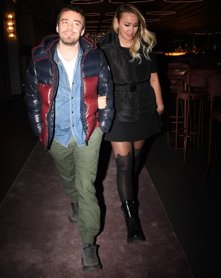 Çağrı Telkıvıran ve oyuncu Biran Damla Yılmaz’la el ele