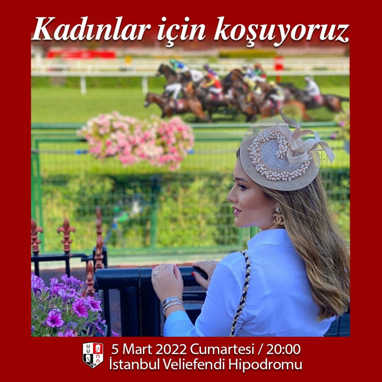 Atlar kadınlar için piste çıkıyor Veliefendide anlamlı yarış...