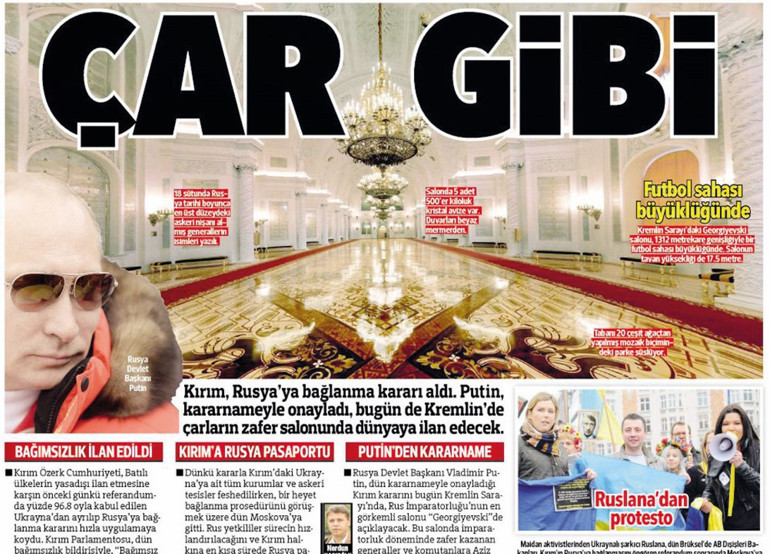 Kırım’ı da ‘Çar gibi’ almıştı