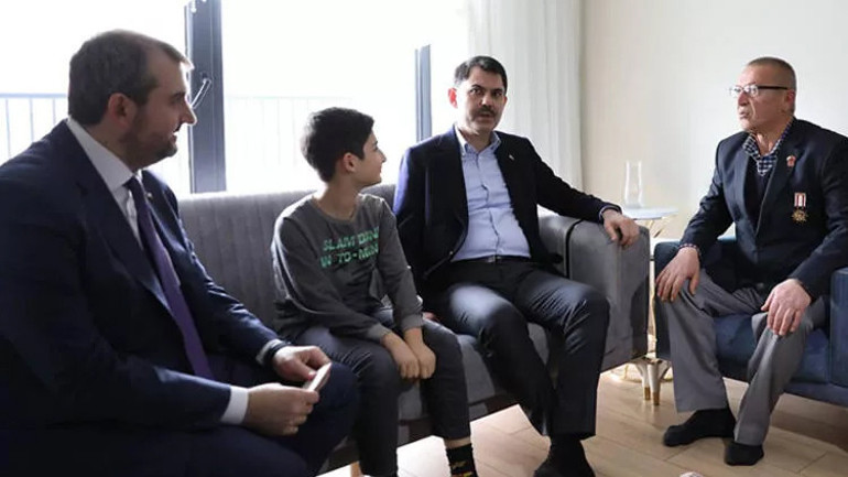 Bakan Kurum, Kıbrıs gazisini Cumhurbaşkanı Erdoğan’la görüştürdü