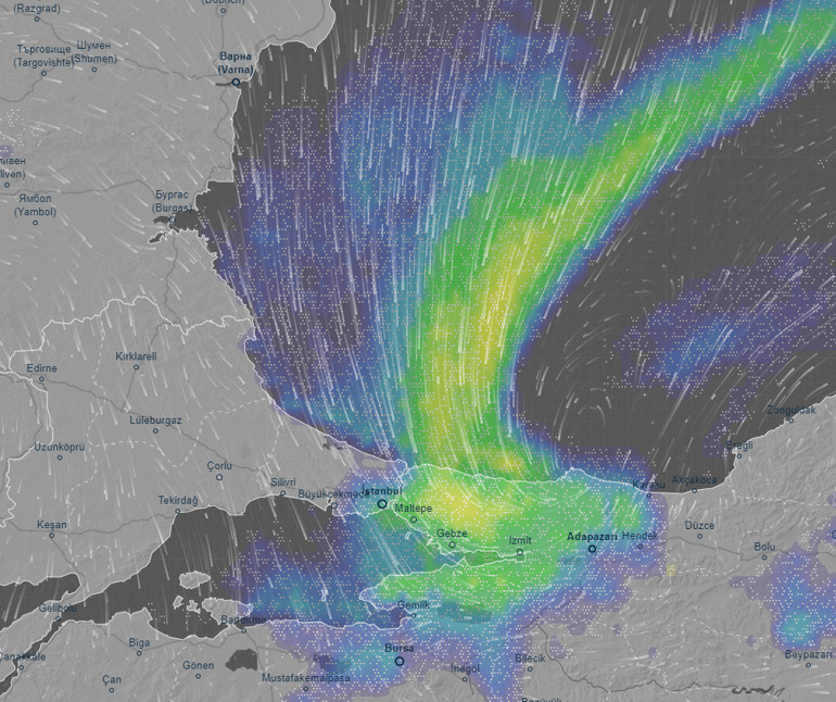 Son dakika... İstanbulda kar alarmı Yoğun kar yağışı kuzeyden giriş yaptı Görüş mesafesi düştü