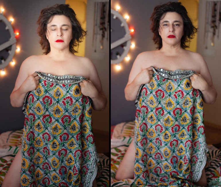 Ünlü oyuncudan 53 yaş pozu... Ben neden yaşlanmıyorum