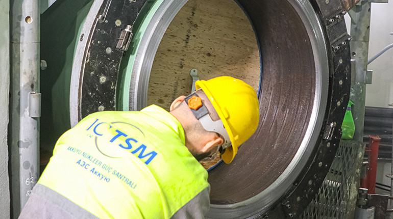 Akkuyu NGS’nin 1. ünitesinde ana montaj işlemine başlandı