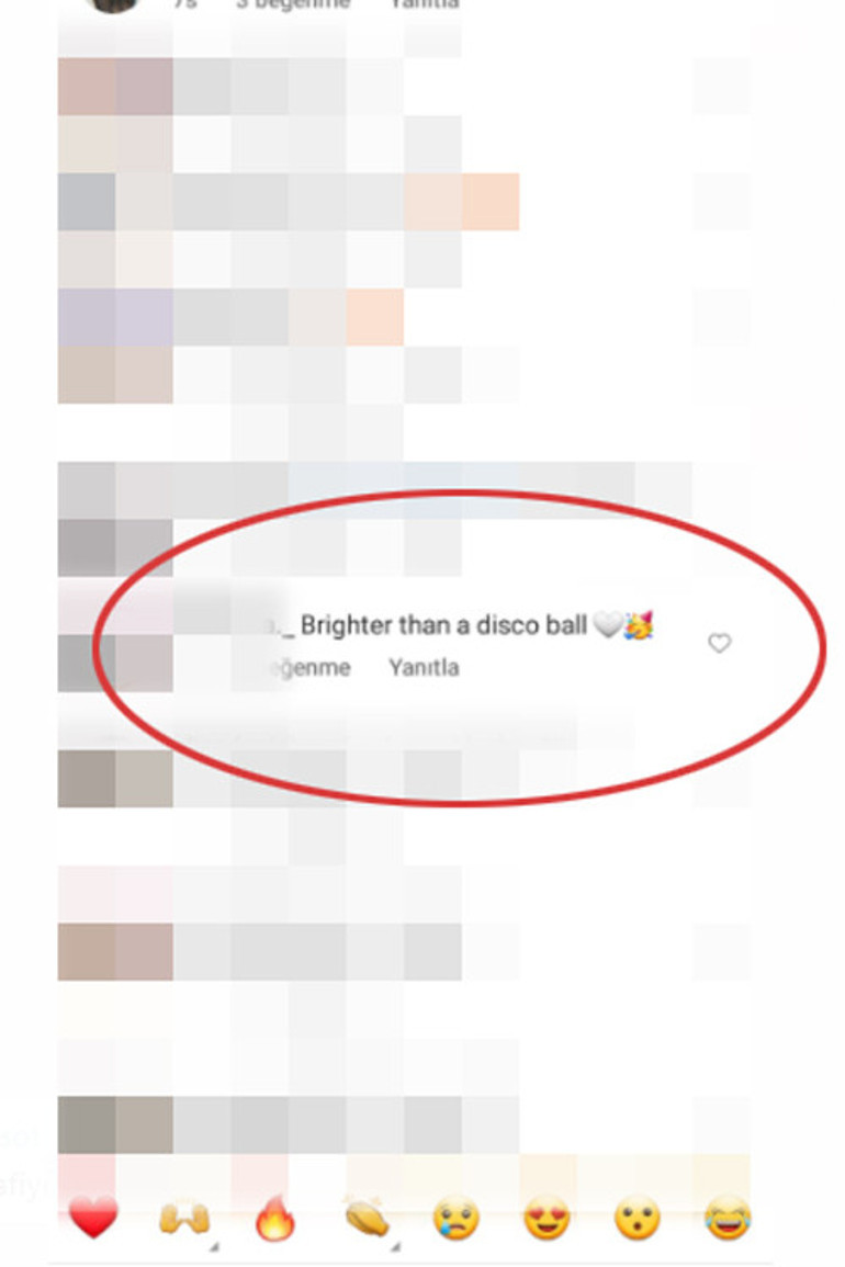 Hayranları yorum yağdırdı: Disko topundan daha parlaksın