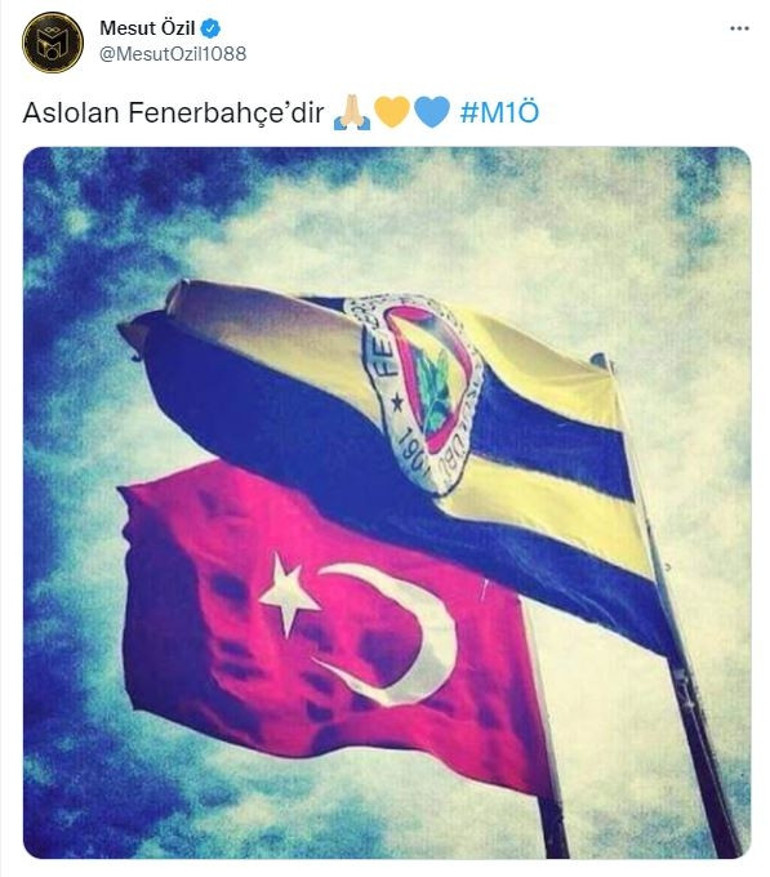 Son dakika: Fenerbahçede kadro dışı kalan Mesut Özilden ilk paylaşım