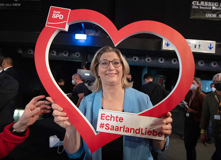 Saarland’da SPD tek başına iktidar
