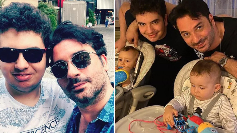 Ünlü oyuncudan  17 günlük oğlu ile ilk poz