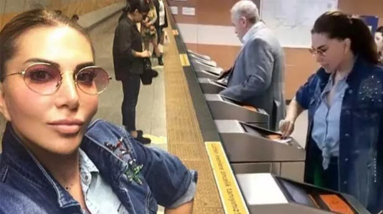 Toplu taşımada ünlü var