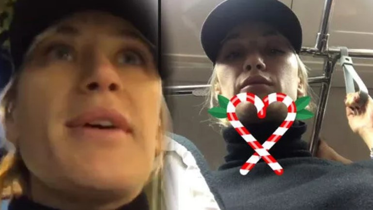 Toplu taşımada ünlü var