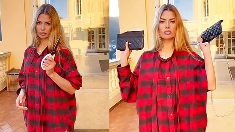 Rus kadınları çıldırtan karar Çantalarını makaslarla kestiler...