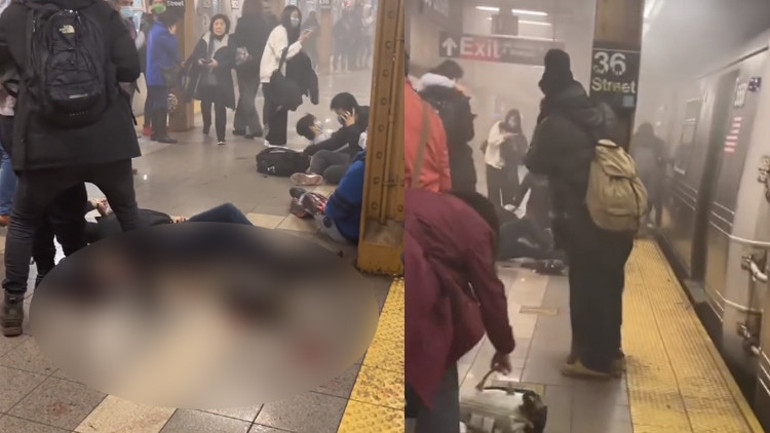 Son dakika: New York metrosunda kanlı saldırı Çok sayıda yaralı var...