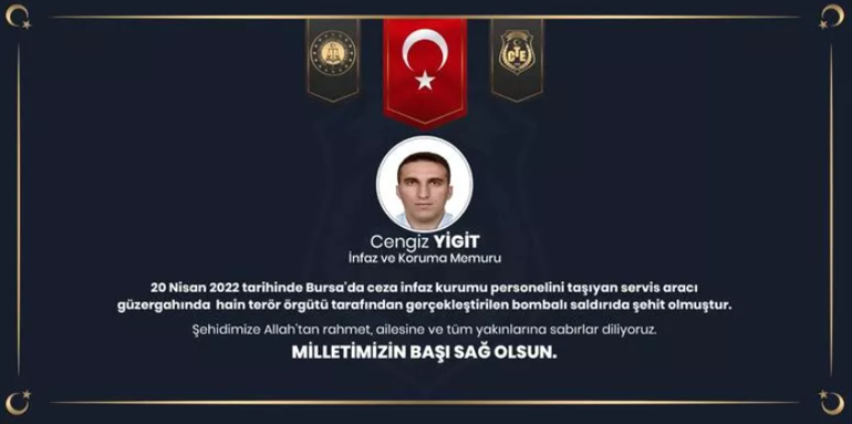 Son dakika... Bursada infaz koruma memurlarını taşıyan otobüse bombalı saldırı Acı haber geldi