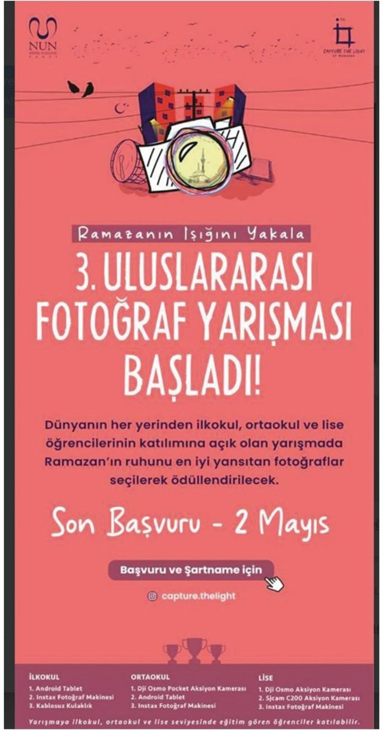 NUN’dan uluslararası fotoğraf yarışması için çağrı