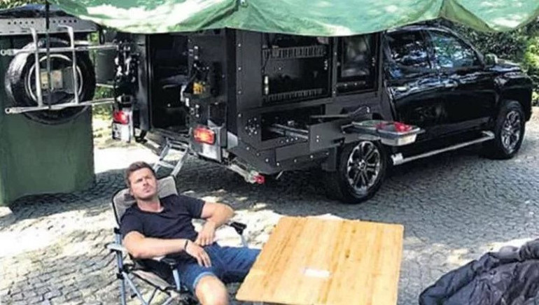 Boğaçın karavanı... Huzuru doğada buldu