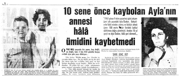 Tüm Türkiye Ayla’yı aramıştı