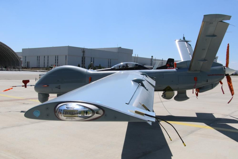 AKSUNGURa entegre edilen sivil baz istasyonu ilk kez görüntülendi