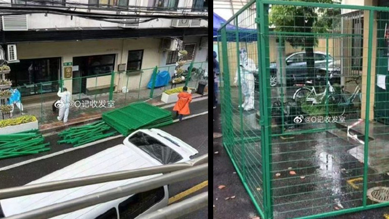 Çinden korkutan manzaralar Marketler bomboş, insanlar adeta kafese alındı