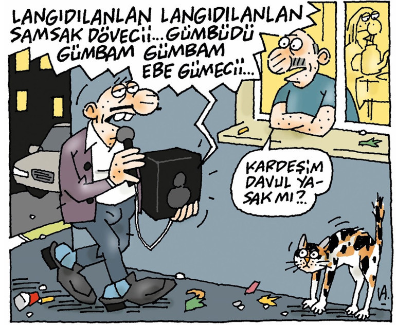 Latif Demirci çiziyor...