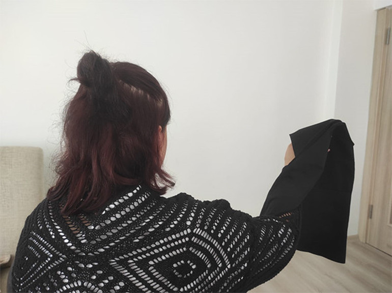 Görüntüleri izleyince ortaya çıktı Tayt hırsızına cinsel tacizden suç duyurusu... Bir sürü çamaşırın içinden sadece benimkiler kayboluyordu
