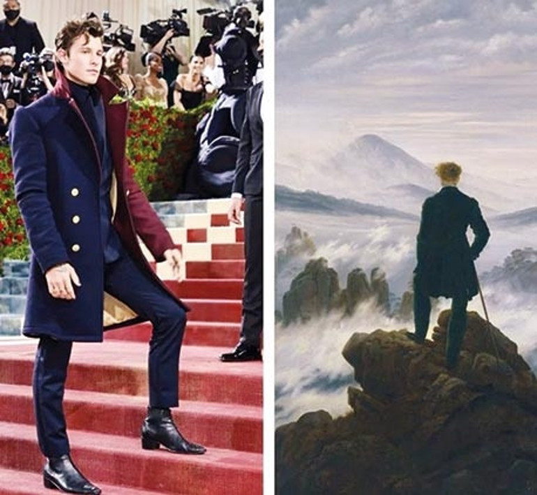 Kırmızı halının sanat eserleri