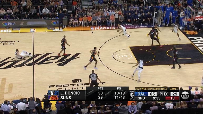 Son Dakika: Dallas Mavericks - Phoenix Suns maçında Luka Doncic sihir yaptı Tarihi istatistik ve devre arasında ender görülecek protesto...