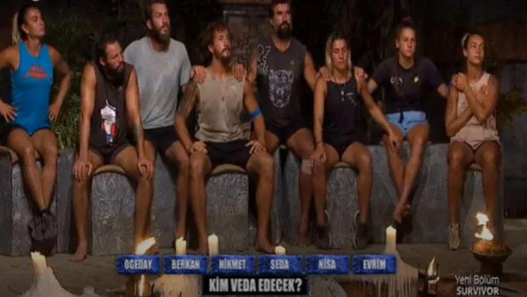 Evrim, Nisa, Berkan, Seda, Ogeday ve Hikmet potaya çıktı... Elenen isim şoke etti Survivor All Starda gözyaşları sel oldu