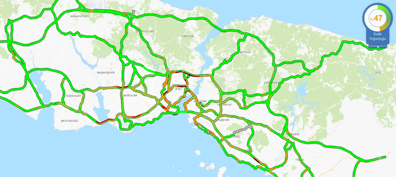 Son dakika... Meteoroloji ve AKOM uyarmıştı... Yağış İstanbulda etkisini gösterdi