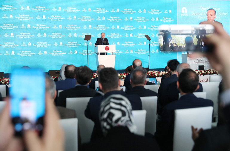 Son dakika: Darülaceze Sosyal Hizmet Şehri... Cumhurbaşkanı Erdoğan: Bittiğinde dünyada bu işin tek örneği olacak