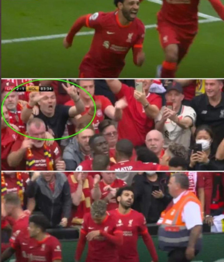 Manchester Citynin tarihi şampiyonluğunda Liverpool yanlış anons vakası yaşadı Taraftarı gören Salah yıkıldı...