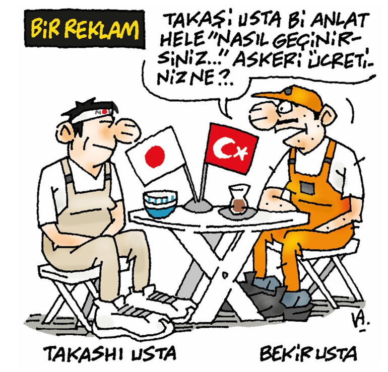 Latif Demirci çiziyor...