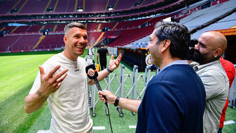 Lukas Podolski: Galatasarayın büyük bir tarihi, kültürü, gücü ve taraftarı var