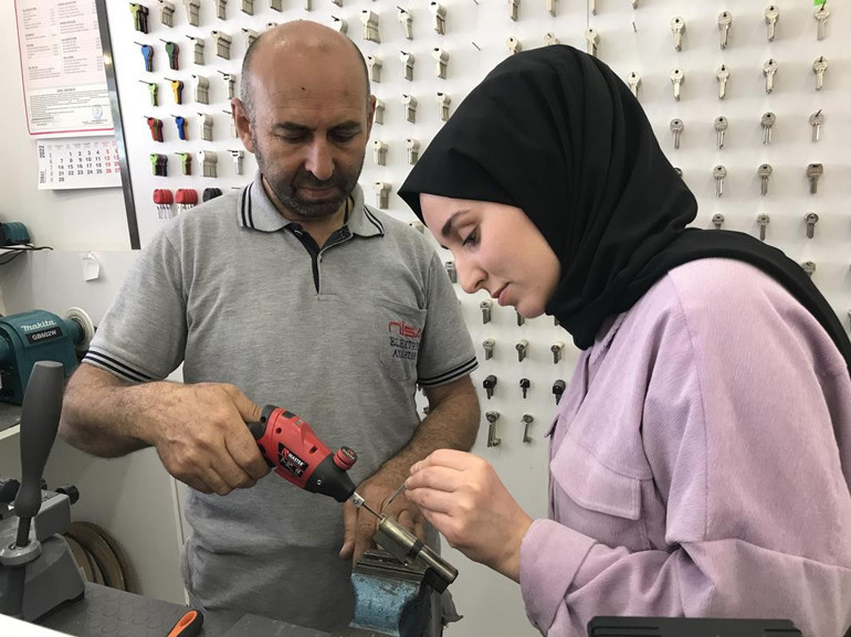 Kadın isterse her işi yapar