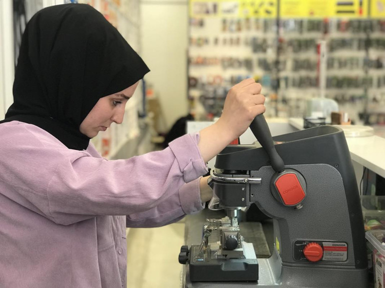 Kadın isterse her işi yapar