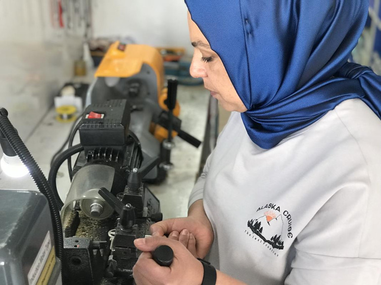 Kadın isterse her işi yapar