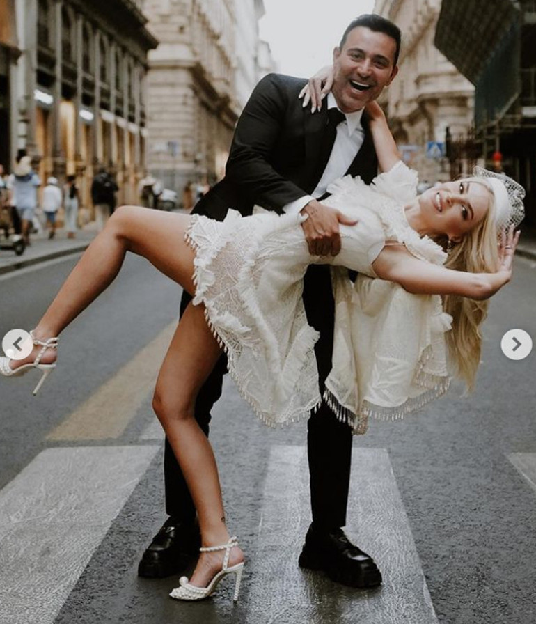 Mustafa Sandal ve Melis Sütşurup, İtalya’da evlendi