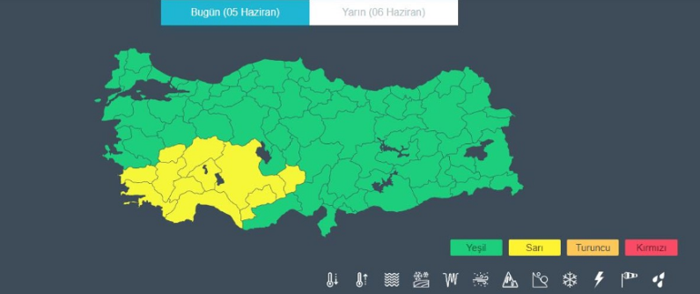Meteorolojiden 11 il için hava durumu uyarısı: Kuvvetli yağışa dikkat