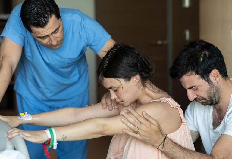 Doğum sonrası ilk fotoğraf... 4 Kasım 2025... Hoş geldin oğlum