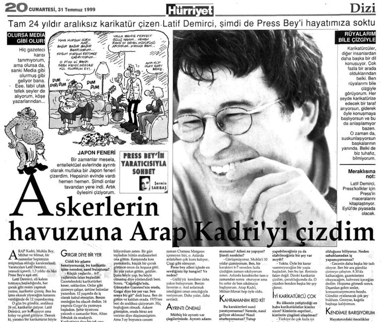 Rüyalarını bile çizgiyle görüyordu