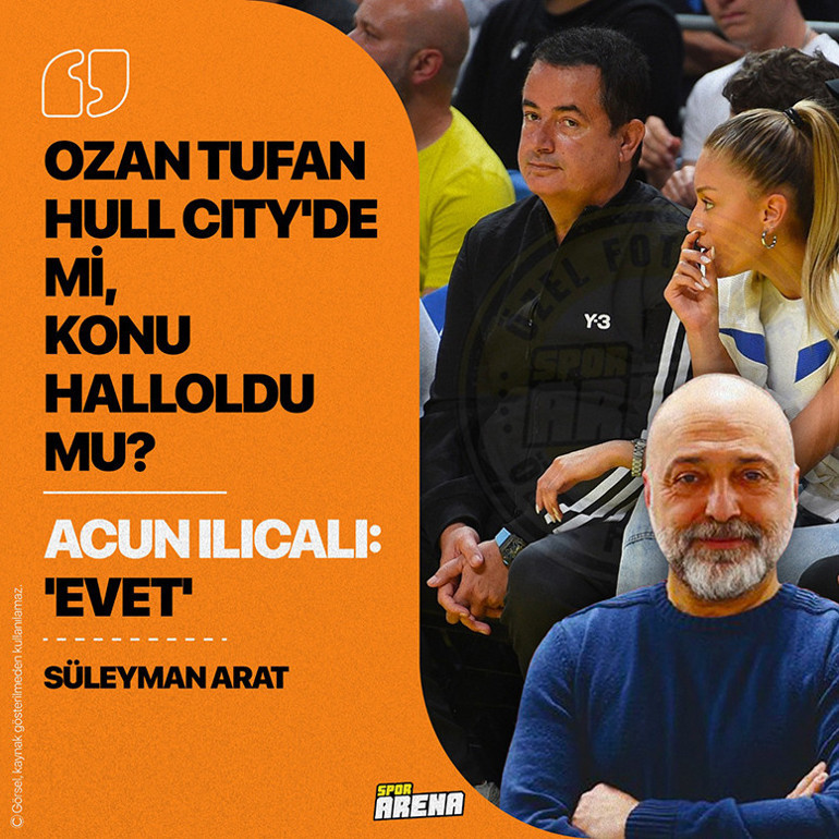 Son Dakika: Acun Ilıcalı, Fenerbahçeli Ozan Tufan transferini Spor Arenaya doğruladı