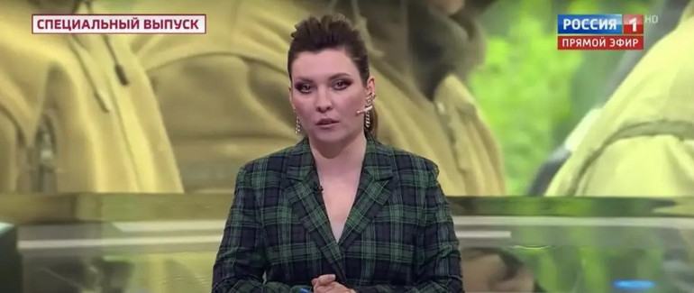 Savaşın propaganda kampanyasının dümeni onda İşte Putinin Demir Bebeği Olga Skabeyeva
