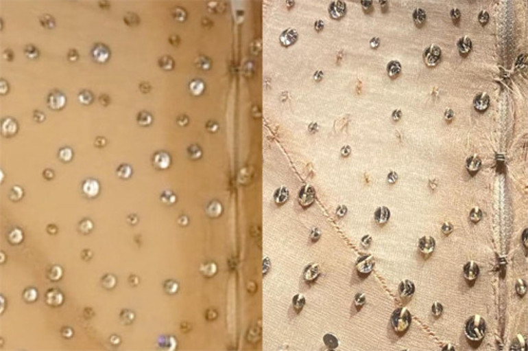 Elbisenin dikişlerini patlatmış: Gözyaşlarımı tutamıyorum, ağlıyorum